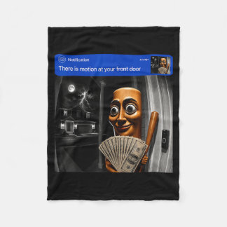 There Is Motion At Front Tung Tung Tung Sahur Fleece Blanket