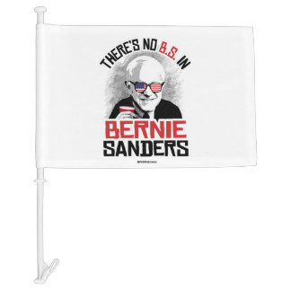 There is no BS in Bernie Sanders Car Flag