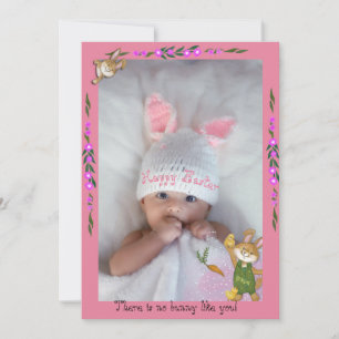 There is no bunny like you Easter Photo Holiday Card
