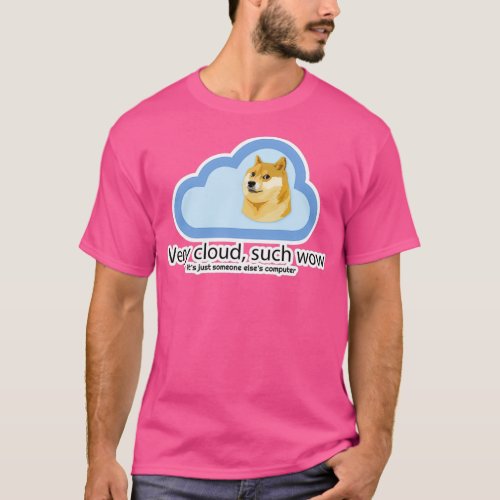 There is no cloud Doggo Version T_Shirt