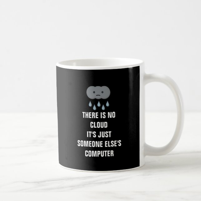 There is no cloud it's just someone else's compute coffee mug (Right)