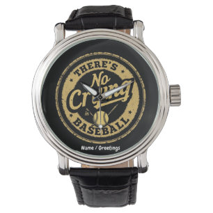 There Is No Crying In Baseball Funny Game Day  Watch