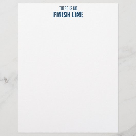 There Is No Finish Line (Front)