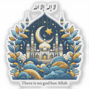 There is no god but Allah Sticker