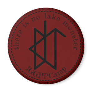 There Is No IGGPPCamp Lake Monster Magnet