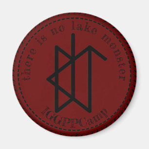 There Is No IGGPPCamp Lake Monster Magnet