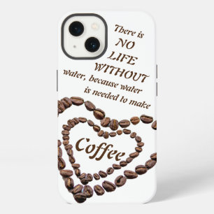 There is No life without coffee lovers addiction iPhone 13 Case