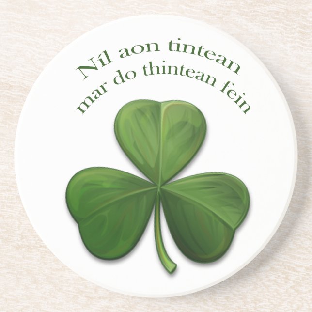 There is no place like home drink coaster (Front)