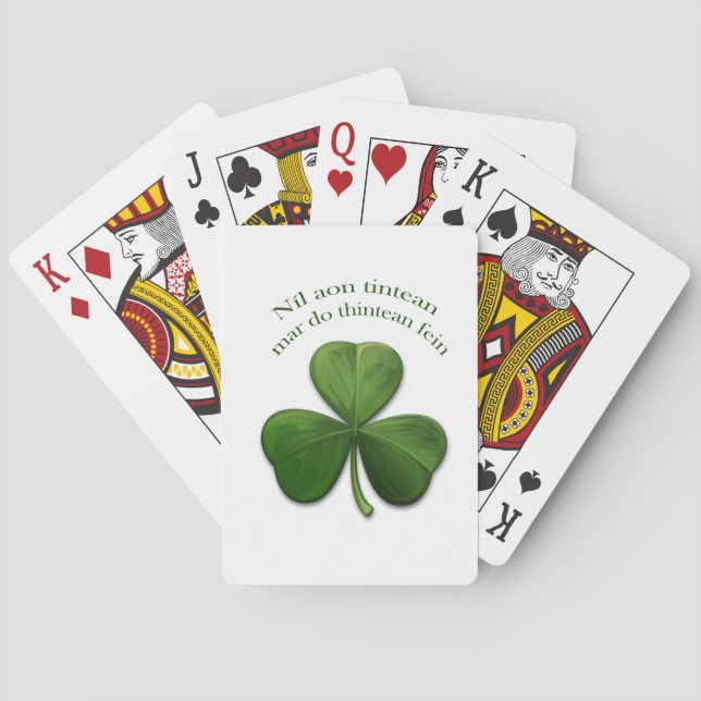 There is no place like home poker cards (Back)