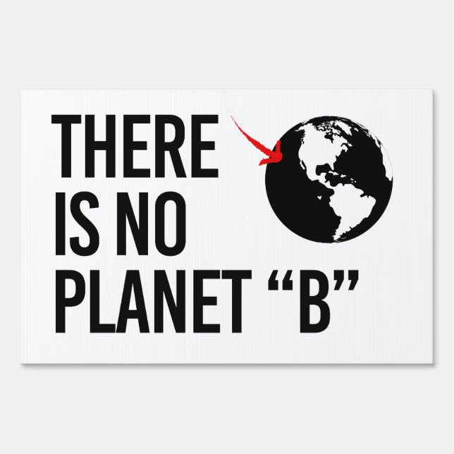 There is no Plan(et) B Sign (Front)