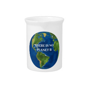 There Is No Planet B Beverage Pitcher