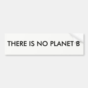 THERE IS NO PLANET B BUMPER STICKER