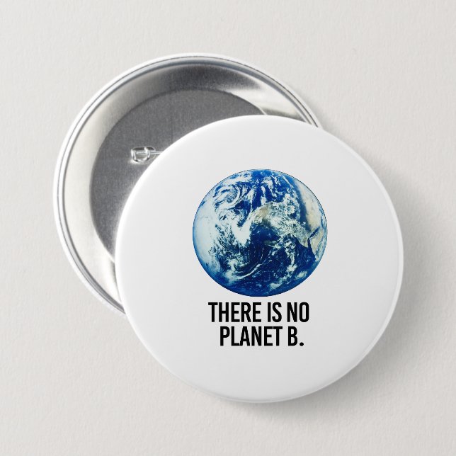 There is no Planet B Button (Front & Back)