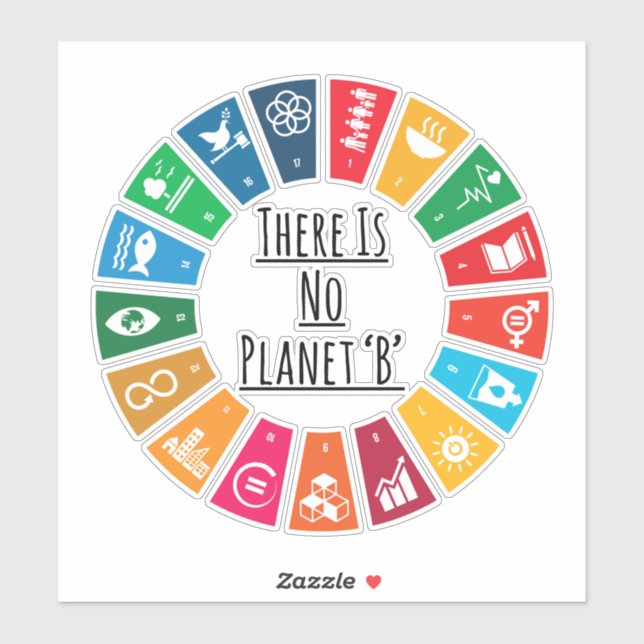 There Is No Planet B Climate Change Global Warming Sticker (Sheet)