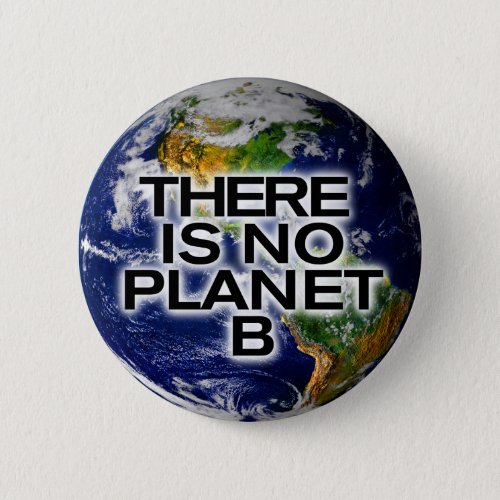 There is no Planet B Environment Awareness Button