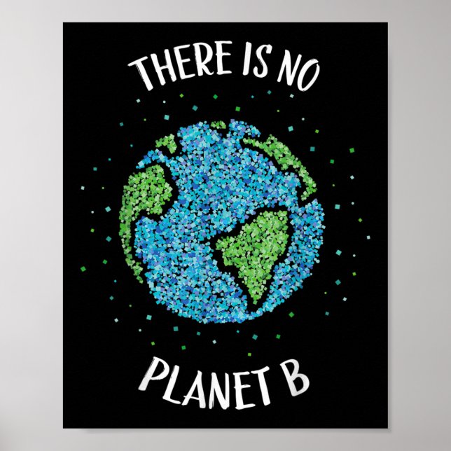There Is No Planet B Environmental Climate Earth C Poster (Front)