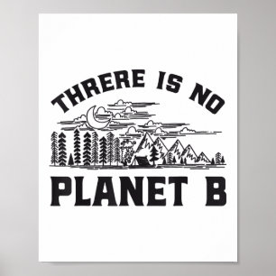 There Is No Planet B Environmental Protection Rett Poster