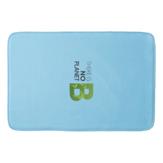 There is No Planet B – Green Earth Typography Bath Mat