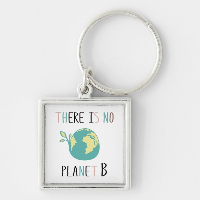 There Is No Planet B Keychain (Front)