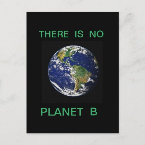 THERE IS NO PLANET B  POSTCARD
