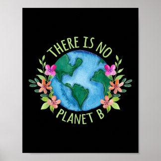 There Is No Planet B Save Mother Earth Love Poster