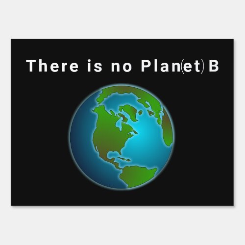 There is no planet B Sign