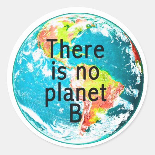There is No Planet B sticker
