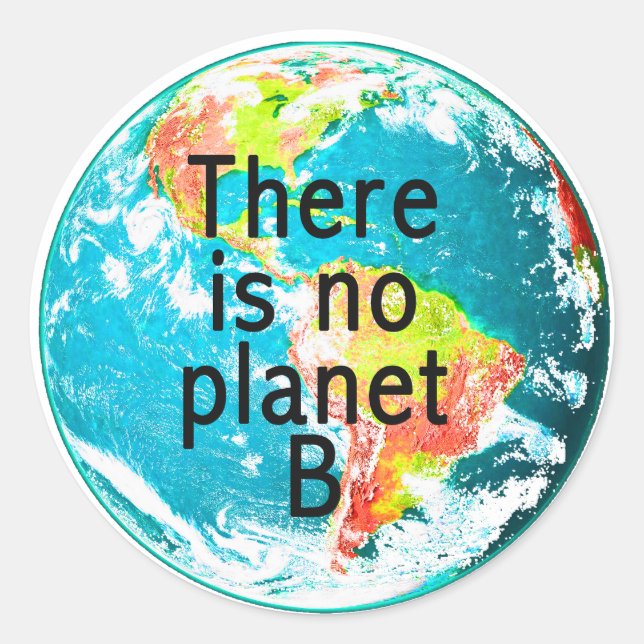 There is No Planet B sticker (Front)