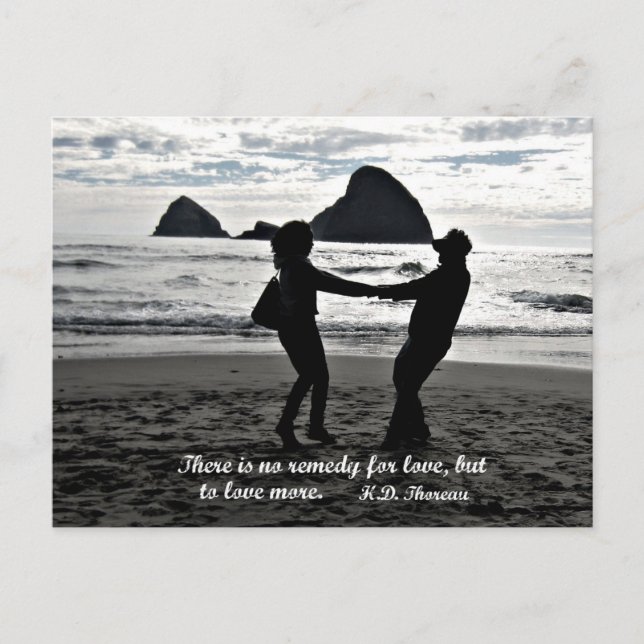 There is no remedy for love, but to love more. postcard (Front)