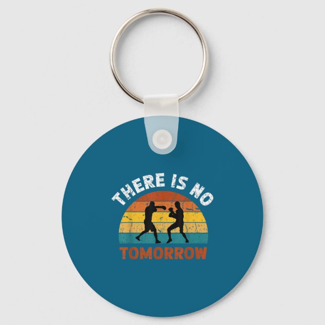 There Is No Tomorrow, Boxing Motivation,retro Boxi Keychain (Front)