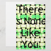 There is non like you Woven African  Text Design  (Front/Back)