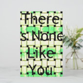 There is non like you Woven African  Text Design  (Standing Front)
