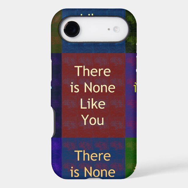 "There Is None Like You": Mosaic Grid Inspirationa Case-Mate iPhone Case (Back)