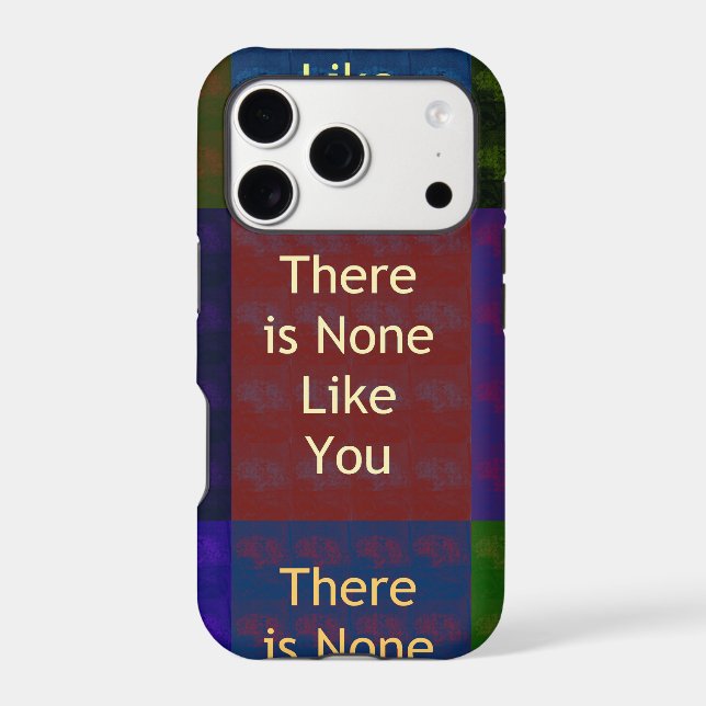 "There Is None Like You": Mosaic Grid Inspirationa Case-Mate iPhone Case (Back)
