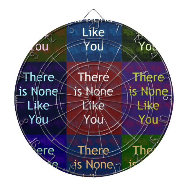 "There Is None Like You": The Mosaic Grid Display  Dartboard (Front)