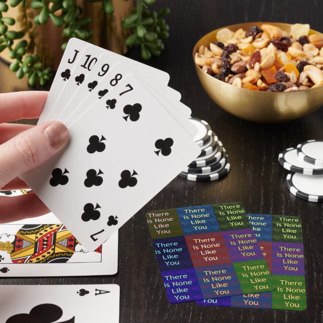 "There Is None Like You": The Mosaic Grid Office  Poker Cards (In Situ)