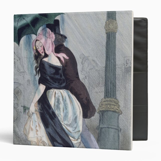 There is Nothing as Expensive as Le Bon Marche' 3 Ring Binder (Front/Inside)