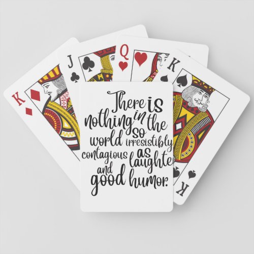 There is nothing in the world so irresistibly cont playing cards