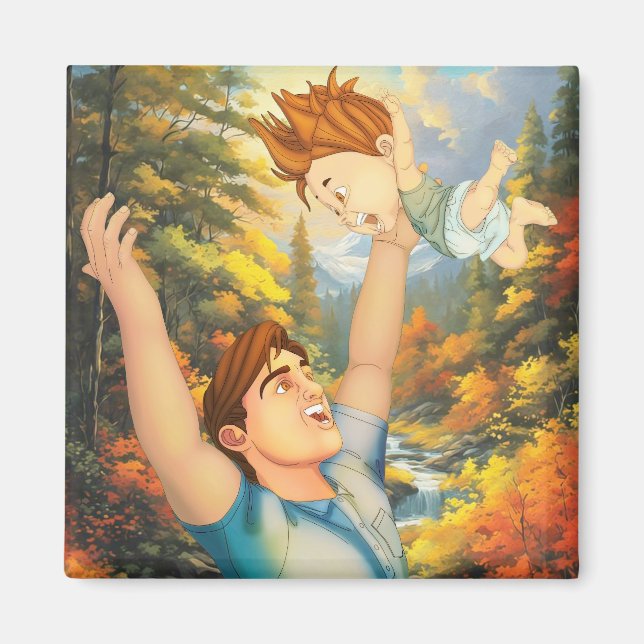 THERE IS NOTHING LIKE A GOOD TUSSLE WITH DAD MAGNET (Front)