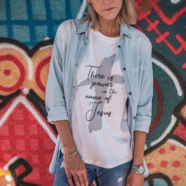There is power in name of Jesus t-shirt  (Creator Uploaded)