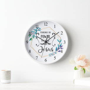 There is Power in the Name of Jesus  Clock
