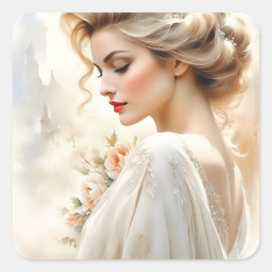 There is something about womanhood that is simply square sticker