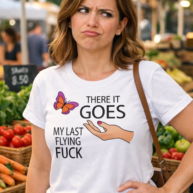There It Goes My Last Flying Fk Funny Sarcastic Tri-Blend Shirt (Creator Uploaded)