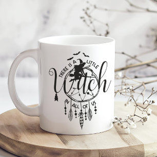 There’s a Little Witch in All of Us – Witchy Boho Giant Coffee Mug
