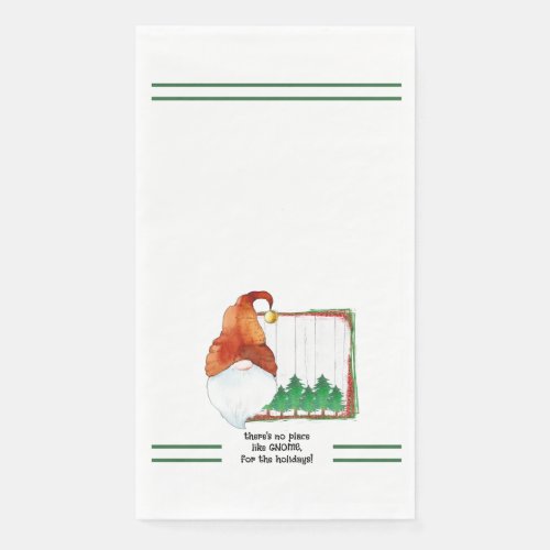 There’s no place like GNOME, for the holidays. Paper Guest Towels