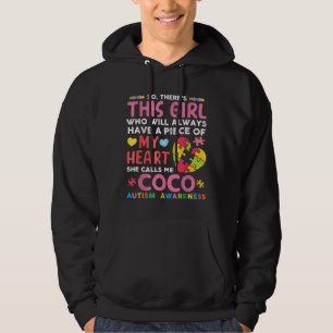 There S This Girl She Calls Me Coco Autism Awarene Hoodie