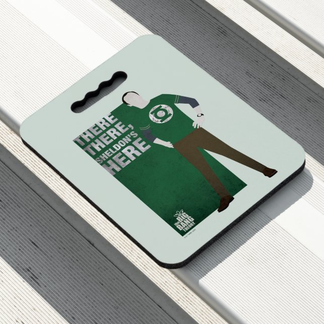 There There, Sheldon's Here Seat Cushion (In Situ)