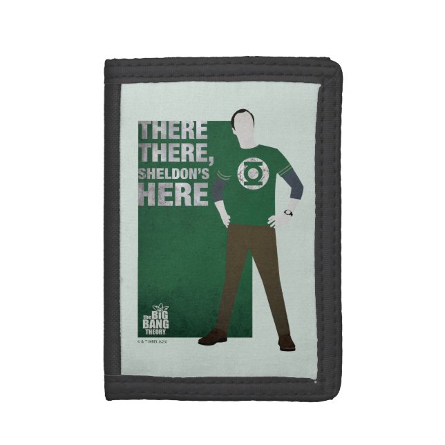There There, Sheldon's Here Trifold Wallet (Front Vertical)