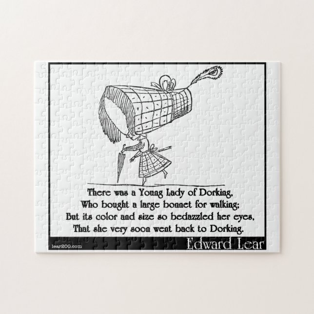 There was a Young Lady of Dorking Jigsaw Puzzle (Horizontal)