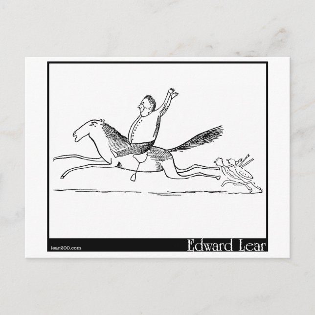 There was an Old Person of Basing Postcard (Front)